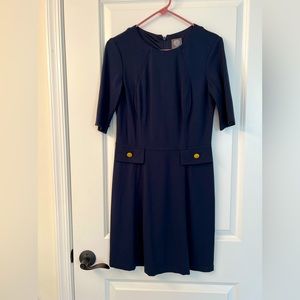 Vince Comuto Navy Blue Dress size 8